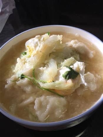 虾皮白菜疙瘩汤的做法步骤6