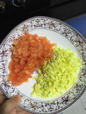 宝宝辅食西红柿炒白菜疙瘩汤的做法图解1