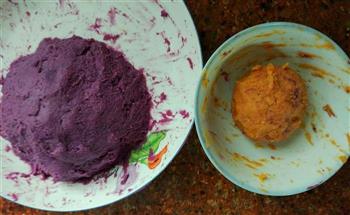芝麻-紫薯花卷包的做法步骤5