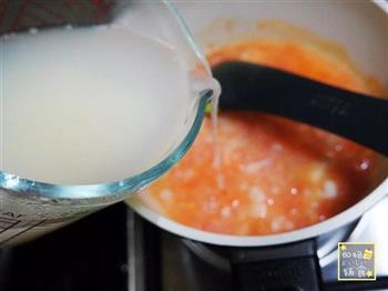 番茄银鳕鱼小米疙瘩汤的做法步骤11