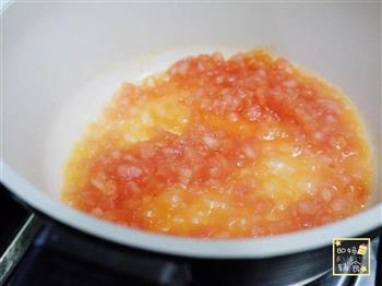 番茄银鳕鱼小米疙瘩汤的做法图解9