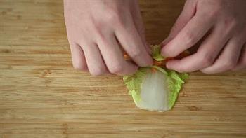 翡翠白菜卷 超高颜值的素食美味的做法图解8