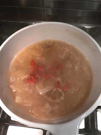 扇贝竹荪味增汤的做法步骤6