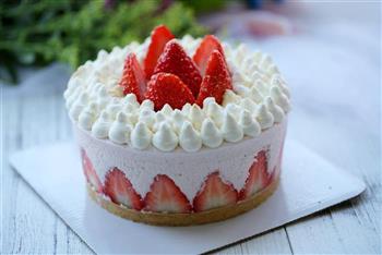 草莓可可慕斯蛋糕的做法步骤11