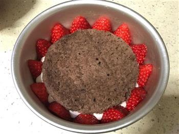 草莓可可慕斯蛋糕的做法图解9