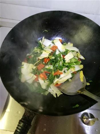 蔬菜炒饭的做法步骤10