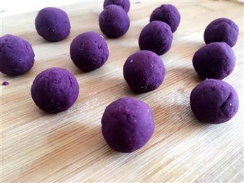 双色紫薯汤圆的做法步骤8