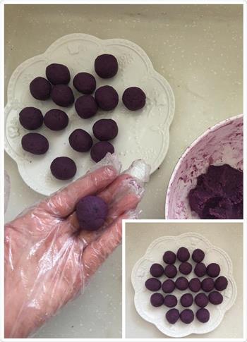 水晶紫薯汤圆的做法步骤4