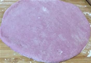 烤紫薯饼的做法步骤6