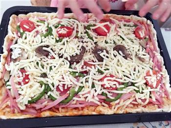 家常披萨的做法图解7