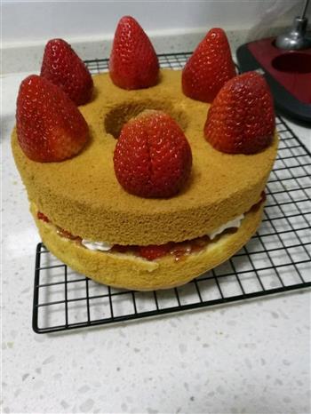 清新草莓裸蛋糕的做法步骤21