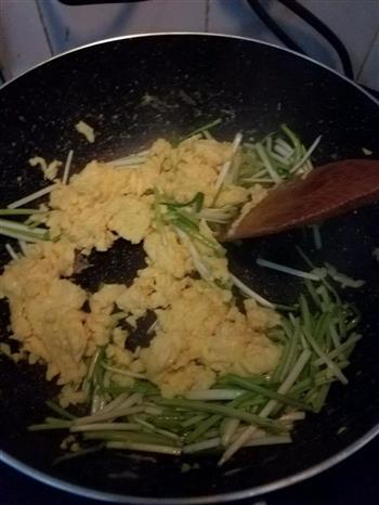 韭黄炒蛋的做法步骤7
