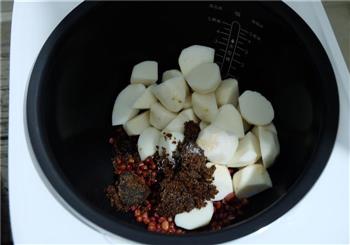 红豆芋头糖水的做法步骤4