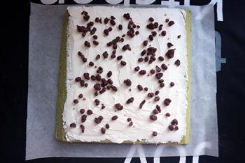 抹茶红豆蛋糕卷的做法图解10