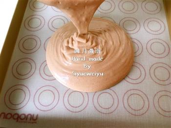 日式巧克力棉花蛋糕卷的做法步骤17