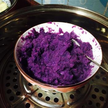 紫薯糯米糍的做法步骤1
