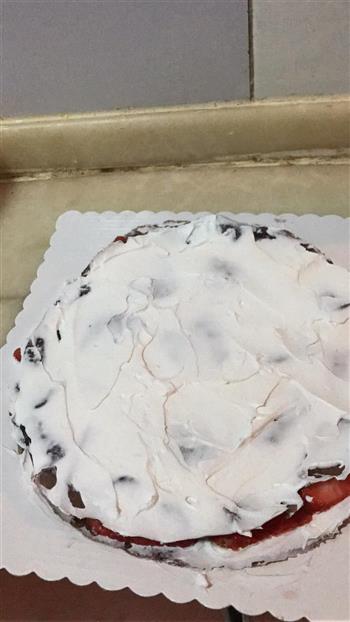 朋友生日 做的千层巧克力蛋糕的做法图解8