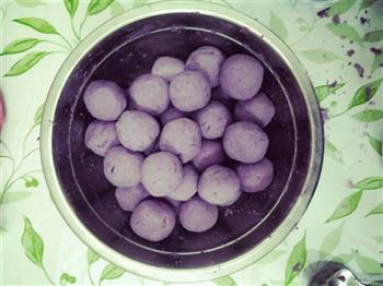 紫薯丸子的做法步骤6
