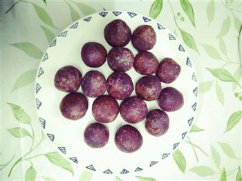 紫薯丸子的做法步骤8