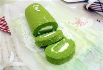 冬日里的一抹绿-菠菜蛋糕卷的做法图解15
