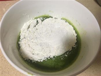 冬日里的一抹绿-菠菜蛋糕卷的做法步骤4