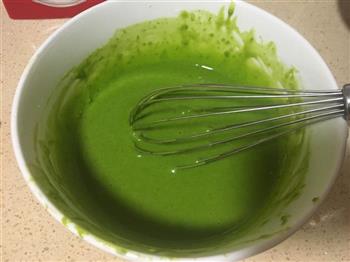 冬日里的一抹绿-菠菜蛋糕卷的做法步骤5