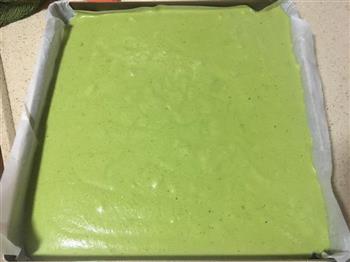 冬日里的一抹绿-菠菜蛋糕卷的做法步骤9