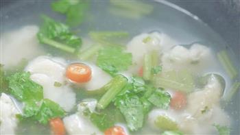 霞浦鱼片汤，福建人的水煮鱼片的做法步骤7