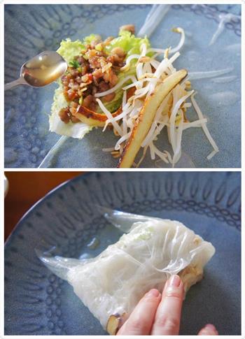 辣炒猪肉越南春卷的做法步骤10