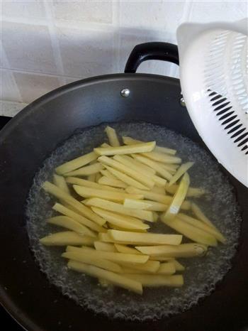 烤箱版自制薯条的做法步骤2
