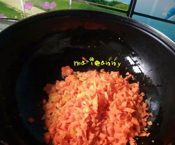 胡萝卜蛋炒饭的做法步骤5