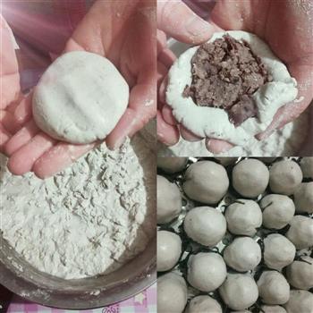 东北粘豆包传统粘高粱米面豆包的做法步骤5