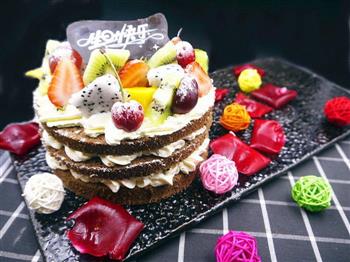 日本长崎黑森林蛋糕的做法步骤4
