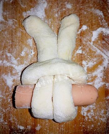 小兔子面包的做法图解9