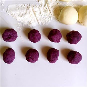 披着“香菇外衣”的紫薯包的做法步骤5