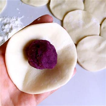 披着“香菇外衣”的紫薯包的做法步骤7