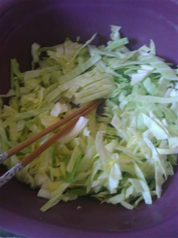 懒人食-白菜炒馒头的做法步骤2