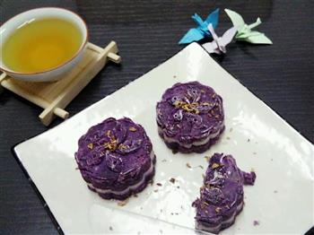 紫薯山药糕的做法步骤8