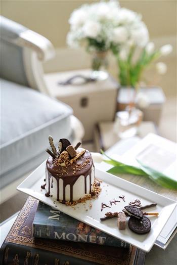 巧克力淋面蛋糕-祝自己生日快乐的做法步骤29