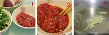 家常菜的“青椒炒牛肉”这样做的话就可以5分钟完成了的做法步骤1