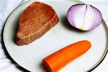 胡萝卜牛肉丸子的做法步骤1