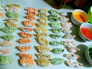 彩色饺子的做法步骤5