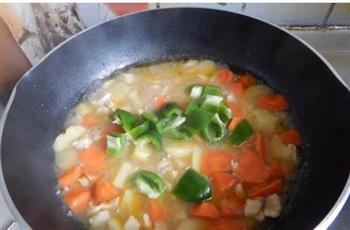 土豆菜椒炖鸡丁的做法图解10
