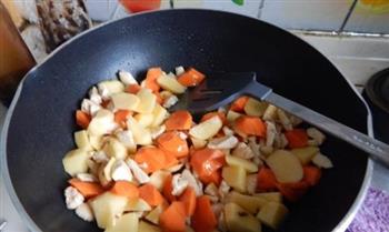 土豆菜椒炖鸡丁的做法步骤6