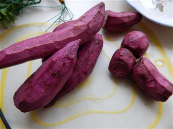 面包机版紫薯馅的做法图解1