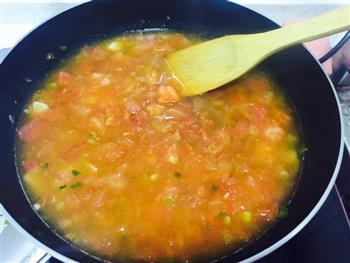 西红柿面疙瘩汤的做法图解12