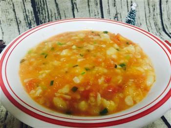 西红柿面疙瘩汤的做法步骤15