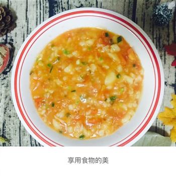 西红柿面疙瘩汤的做法步骤16