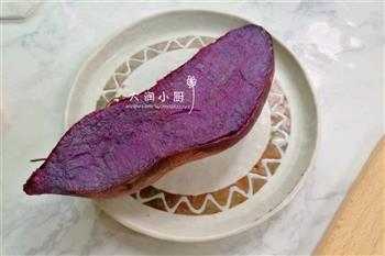 奶香紫薯玉米饼的做法图解1