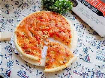 蘑菇鸡肉披萨的做法图解24